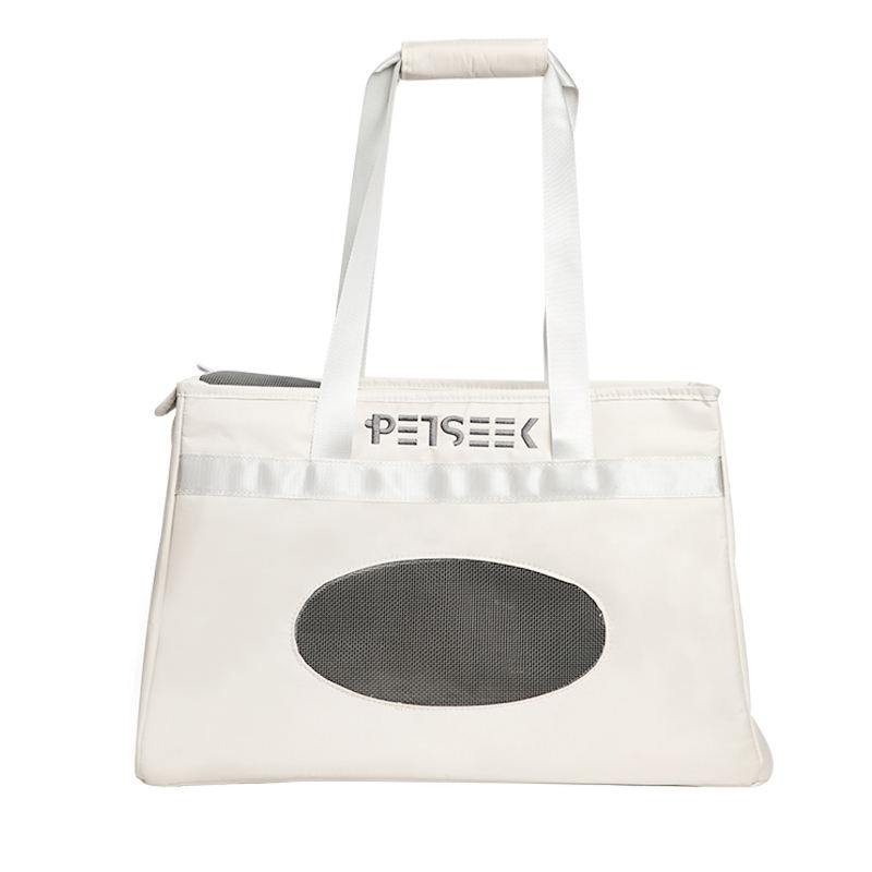 PETSEEK Fashion Stylish Design Lightweight Fabric Breathable Sling Travel Dog Cat Pet Carrier Bag