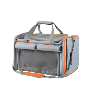 PETSEEK Custom Airline Approved Foldable Portable Soft-sided Pet cage Carrier Dog Cat Travel Bag